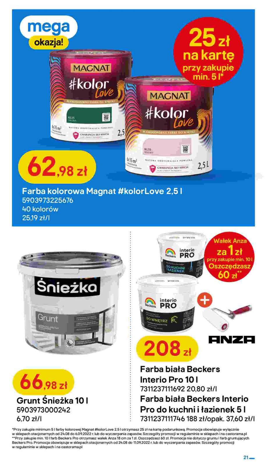 Gazetka promocyjna Castorama str. 21