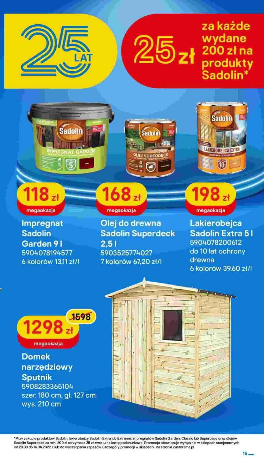 Gazetka promocyjna Castorama str. 15