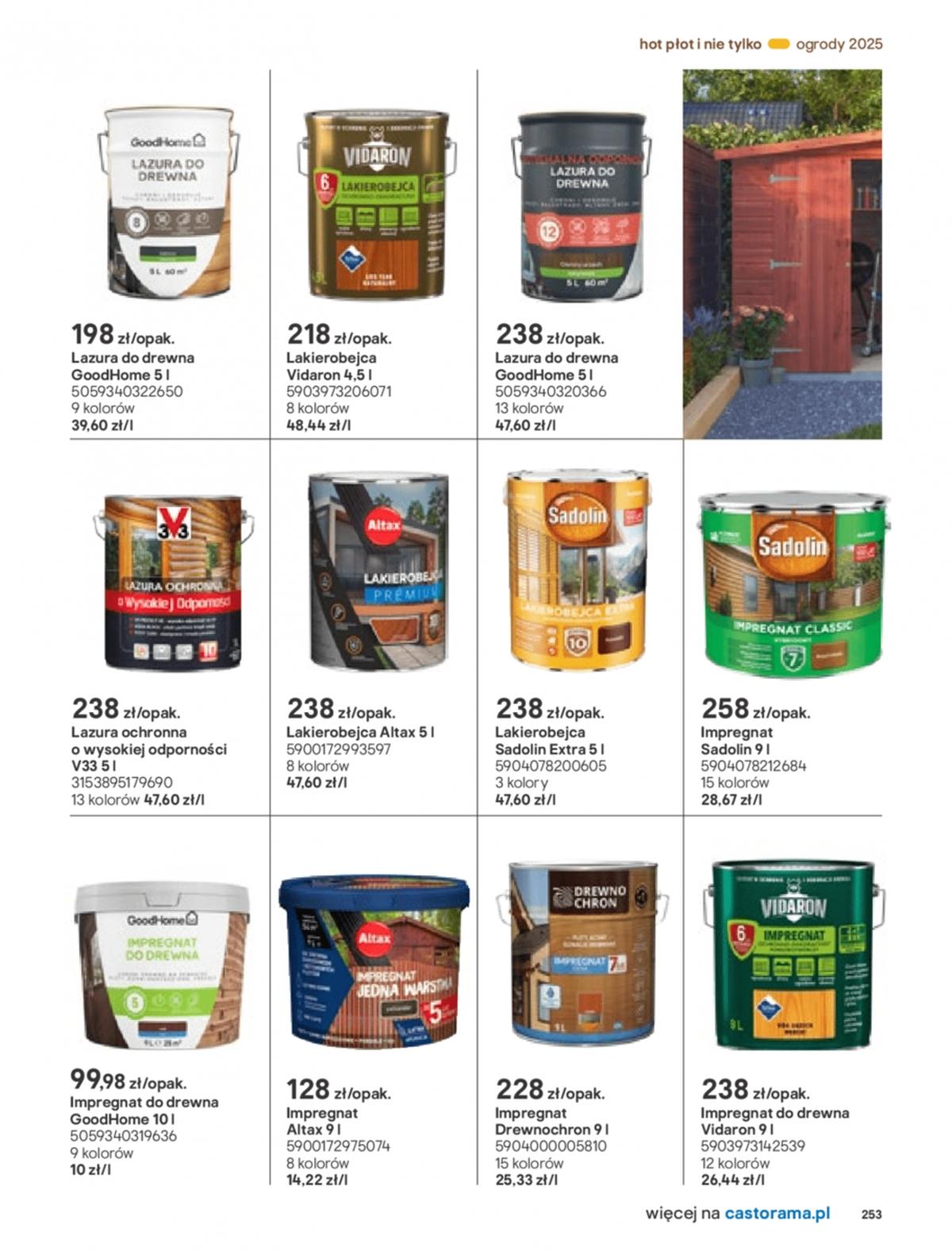 Gazetka promocyjna Castorama str. 253