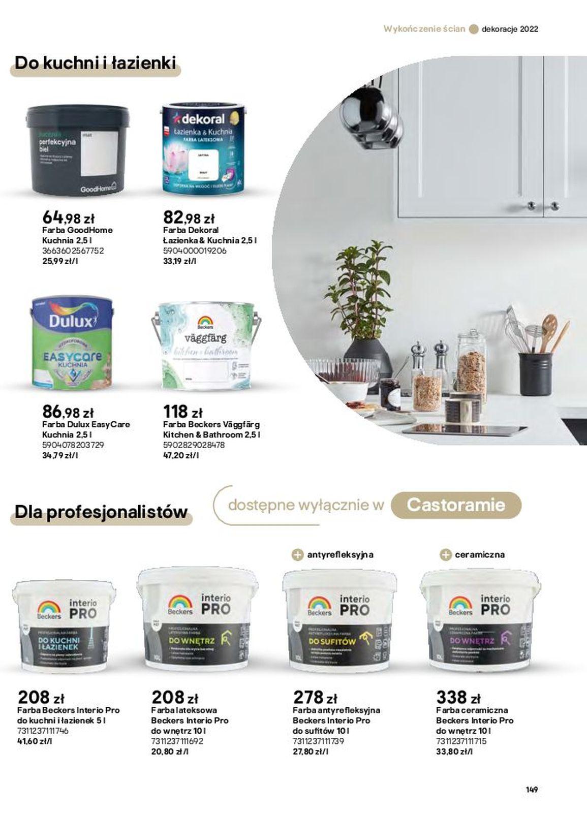 Gazetka promocyjna Castorama str. 149