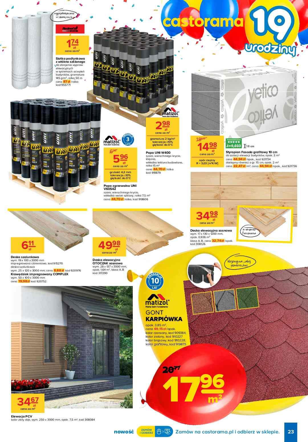 Gazetka promocyjna Castorama str. 23