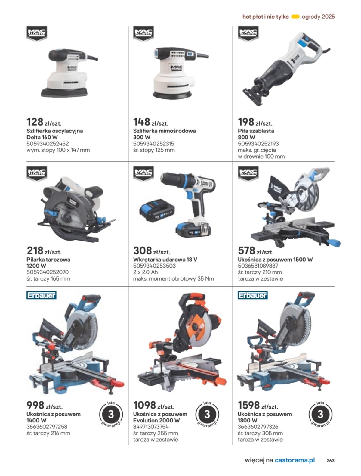 Gazetka promocyjna Castorama str. 263