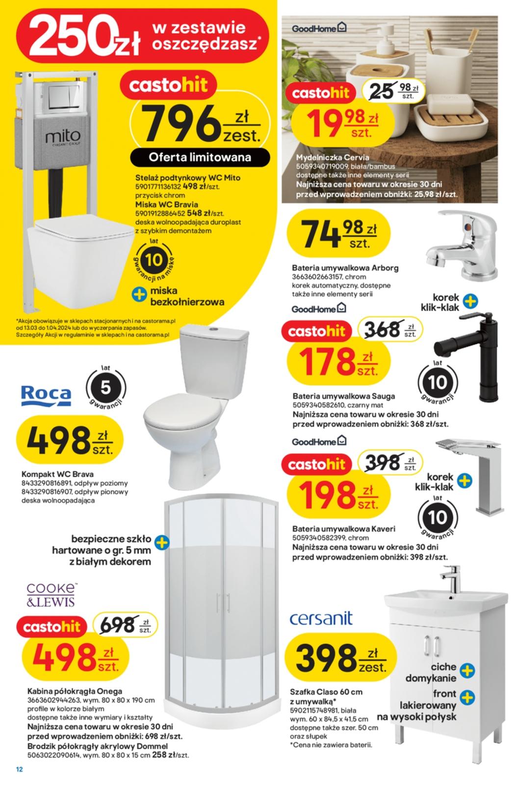 Gazetka promocyjna Castorama str. 12
