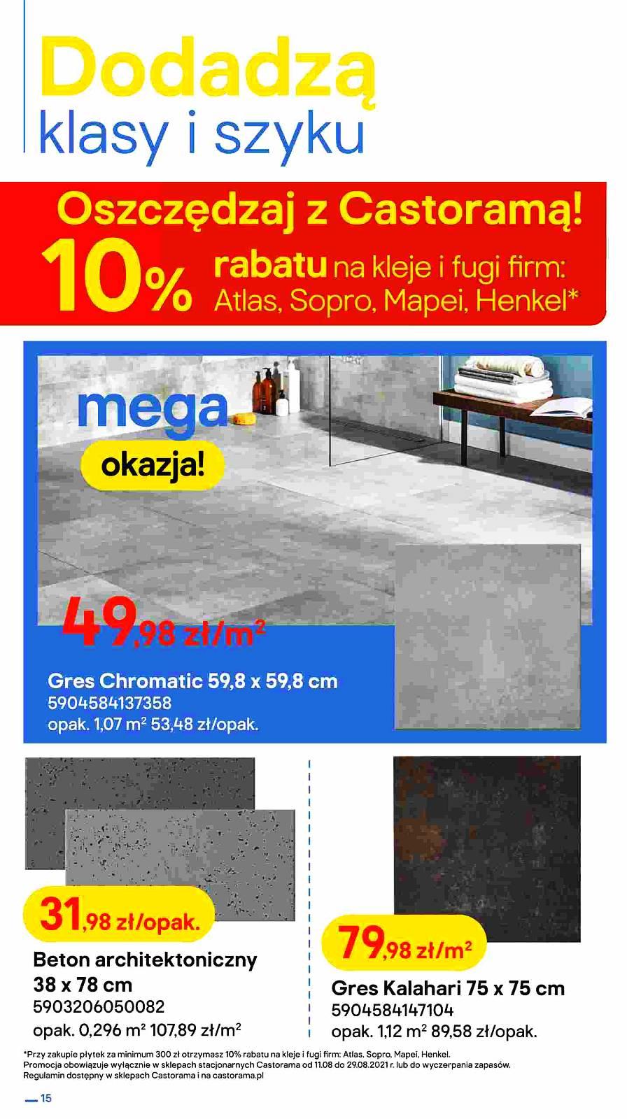 Gazetka promocyjna Castorama str. 15