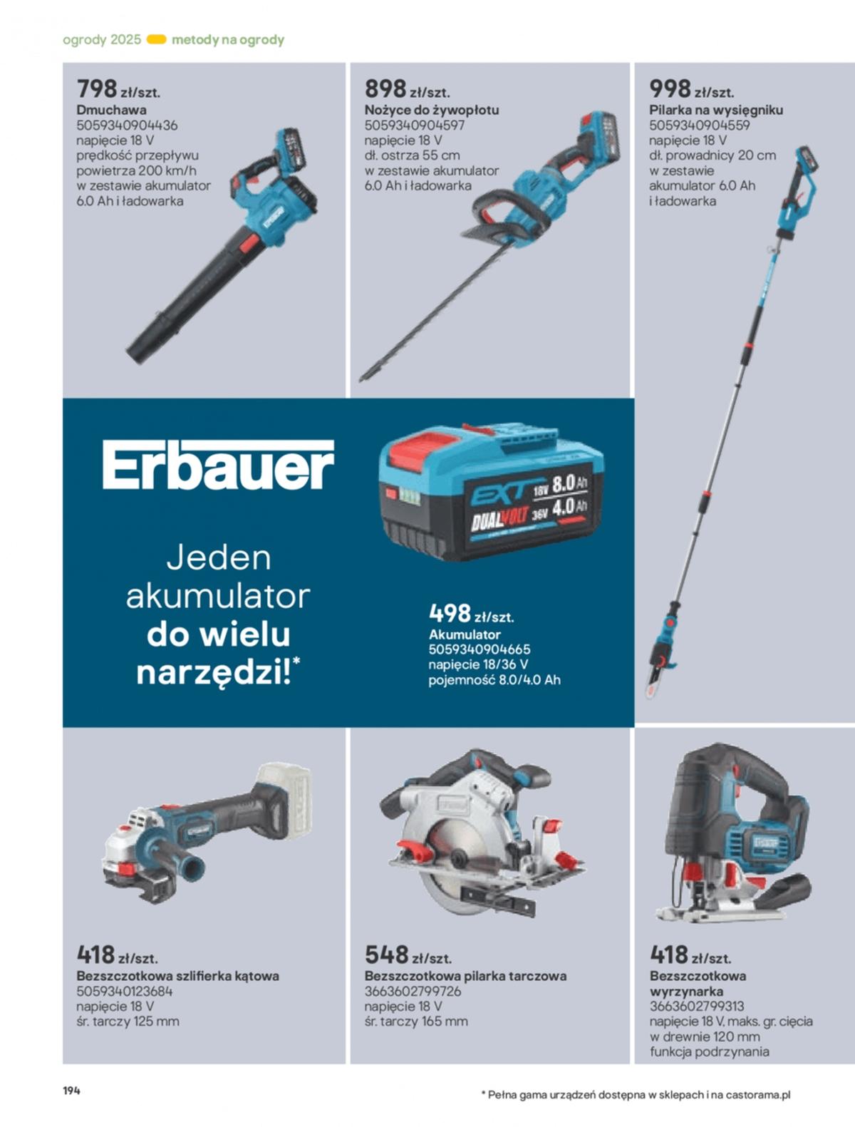 Gazetka promocyjna Castorama str. 194