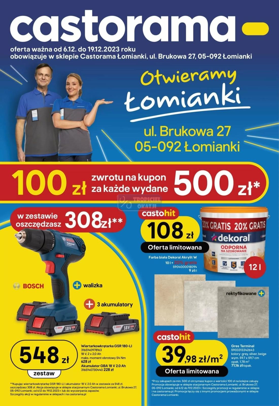 Gazetka promocyjna Castorama str. 1