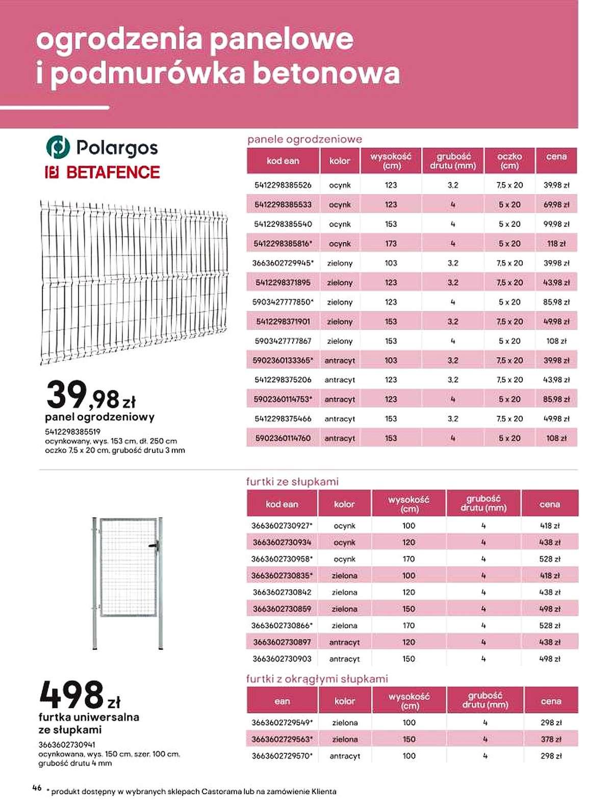 Gazetka promocyjna Castorama str. 46